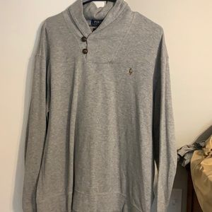 polo mock turtleneck size XL real cozy